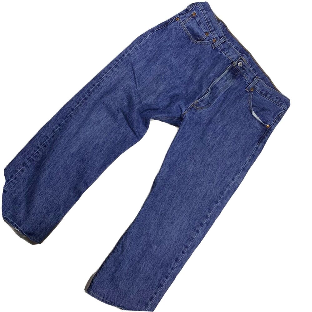 Levi Strauss Co Jeans Mens 501 40 x 30 Straight Leg Button Fly Denim Pants